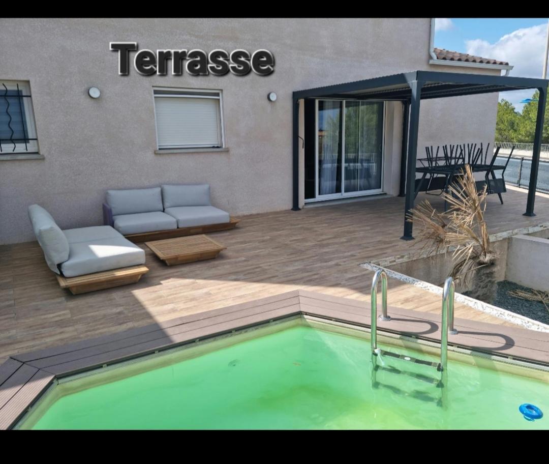 Maison 8 Couchages Clim, Plage A Pied, Petite Piscine Port-la-Nouvelle Exterior foto